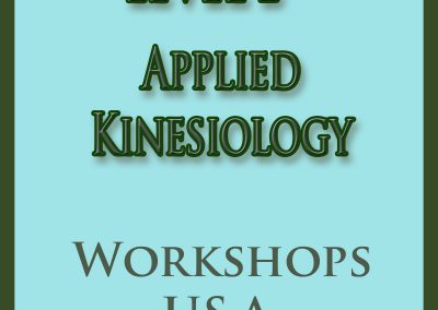 Level 2 Course - Applied Kinesiology - United States